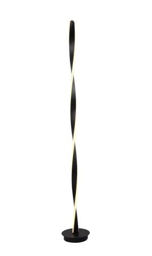 Торшер LED LAMPS 81342/1F Natali Kovaltseva  белый 1 лампа, основание чёрное в стиле хай-тек
 фото 3